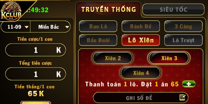 Cách soi cầu lô xiên 3