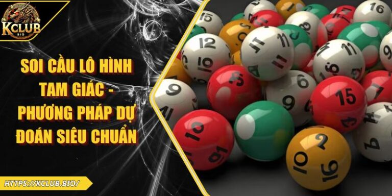 Soi cầu lô hình tam giác